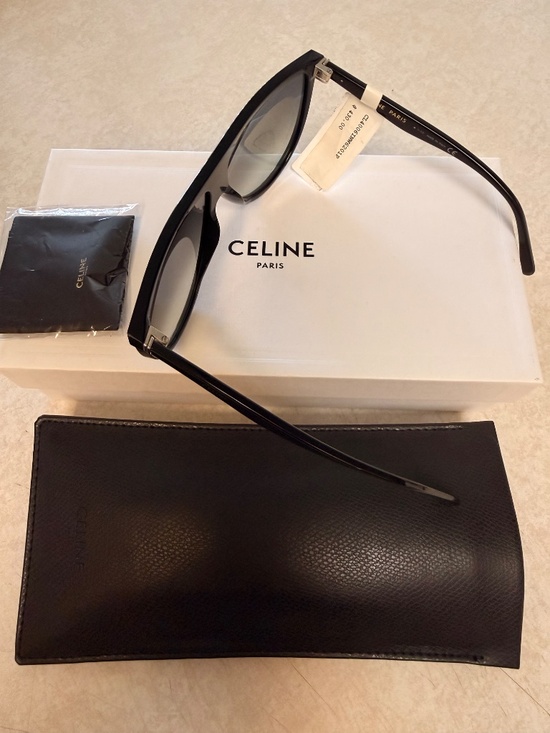 Authentic Celine Black Sunglasses Like New w/ Case